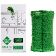 ГУБКА ИНВОЛВЕР  GREEN FIBER НОМЕ S8, 14,5 * 7 см.