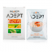КОКТЕЙЛЬ BALANCER ADEPT со вкусом «ТАЙСКИЙ СУП ТОМ ЯМ НА КОКОСОВОМ МОЛОКЕ», 5 саше по 50 г