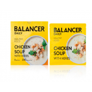 КОКТЕЙЛЬ BALANCER DAILY со вкусом «КУРИНЫЙ СУП С ЗЕЛЕНЬЮ», 5 саше по 52 г